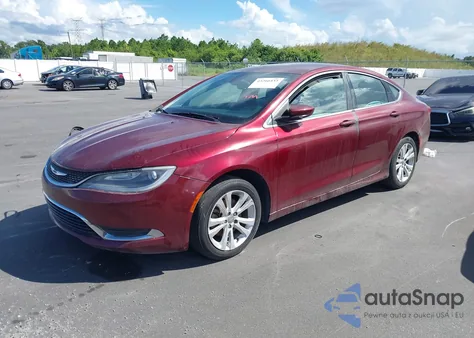 2015 Chrysler 200 Limited z USA, uszkodzony, nr VIN 1C3CCCAB5FN552762